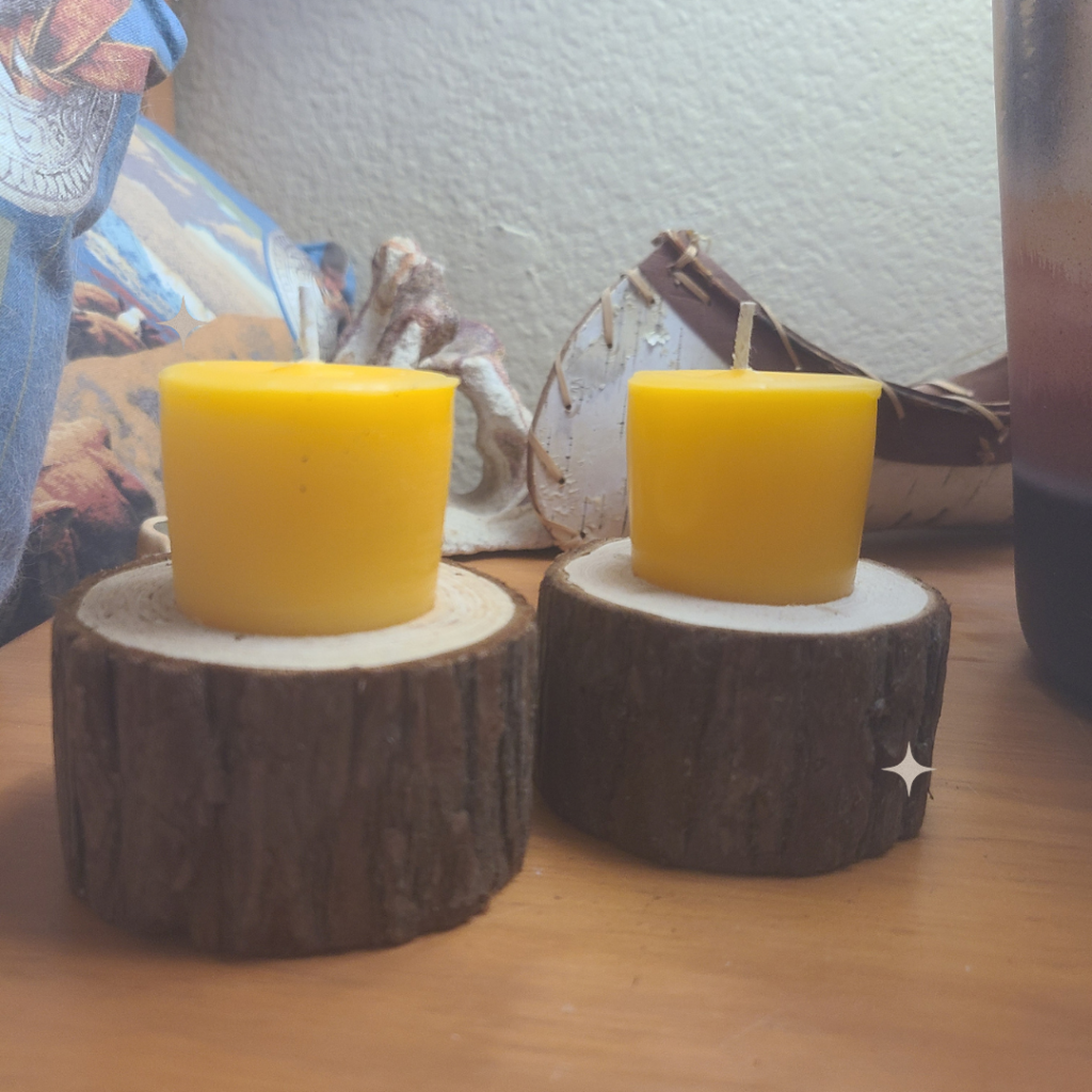 beeswax votive